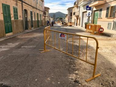 Iniciades les obres de millora del carrer Major