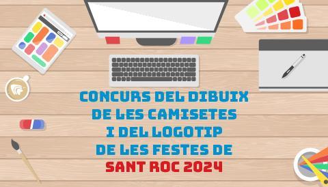logotip de les festes de Sant Roc