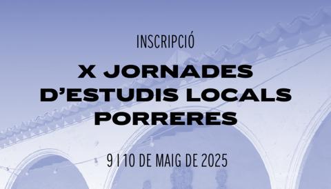 X JORNADES D’ESTUDIS LOCALS